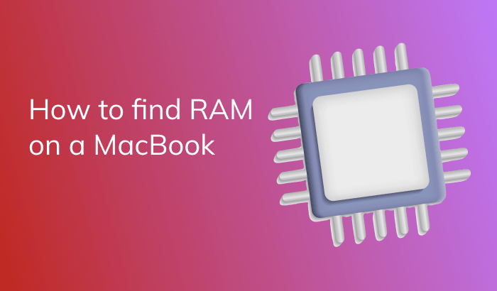 How to find RAM on a MacBook